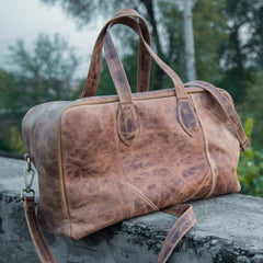Textures Leather Luggage Bag - Leatherist.official