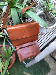 Brown Leather Exclusive Bag