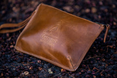 Brown leather Pocket Pouch
