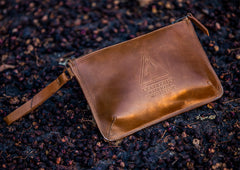 Almond Leather Purse - Leatherist.official