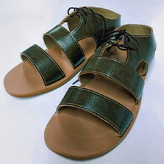 Kale Green Chappals - Leatherist.official