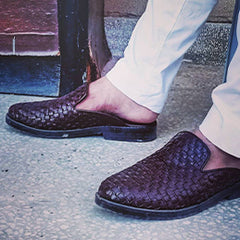 Braided Leather Loafers - Leatherist.official