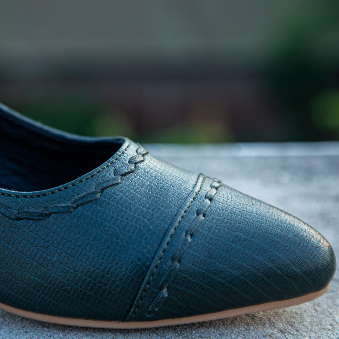 Green Court Shoe - Leatherist.official